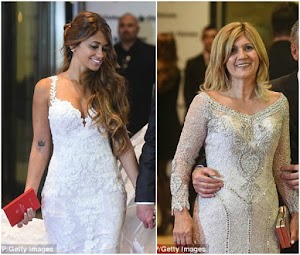 Lionel Messi’s mum accused of trying to upstage his wife at wedding