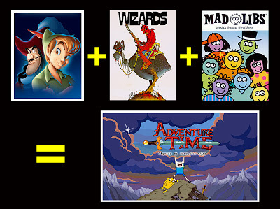 Adventure TIme Review Peter Pan Wizards Mad Libs similarities