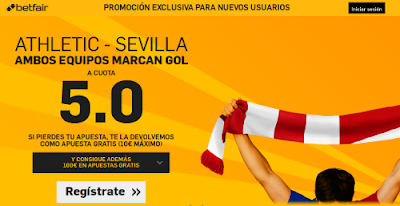 betfair supercuota 5 Athletic vs Sevilla marcan ambos europa league 7 abril