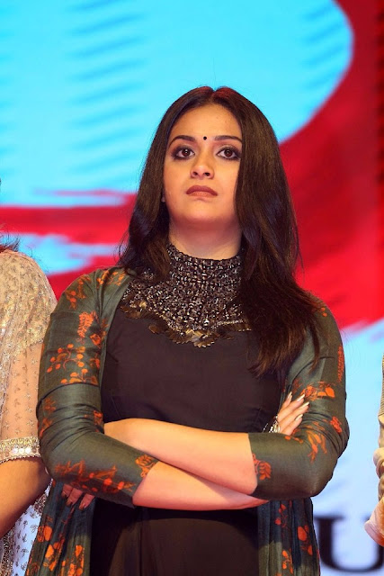 Keerthy Suresh Photo In Black Dress