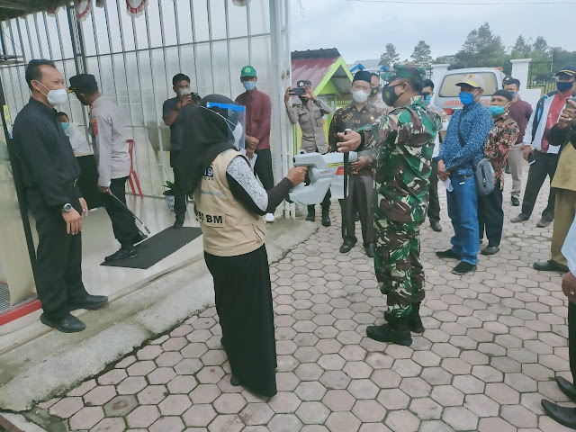 Dandim, Plh Bupati Dan Kapolres Tinjau Vaksinansi Massal Di Bener Meriah