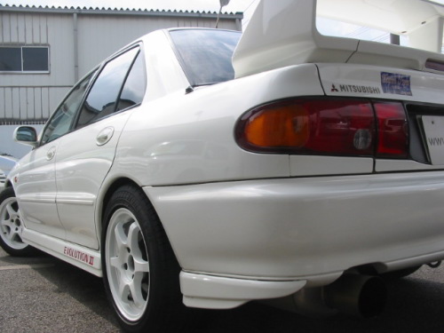 Mitsubishi Evolution 3. In rallying the EVO III was