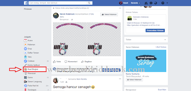 Cara membuat efek bingkai foto dan vidio di facebook