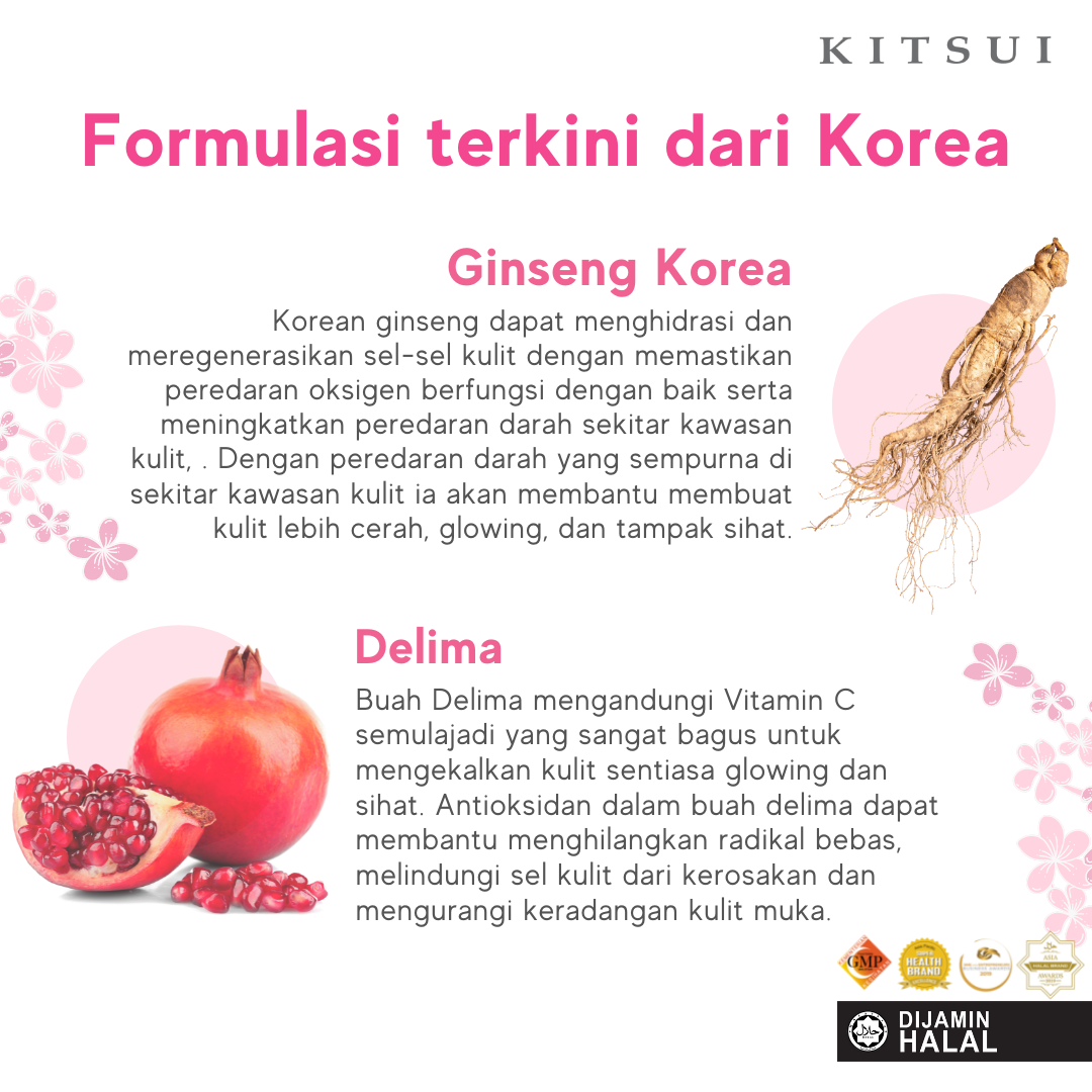 Kitsui Glow Sakura Sarang Burung Walit / Royal Bird Nest