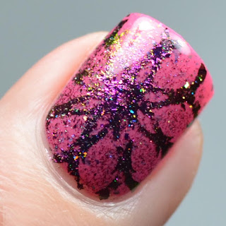 color shifting flakie stamping