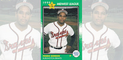 Pedro Borbon 1990 Burlington Braves