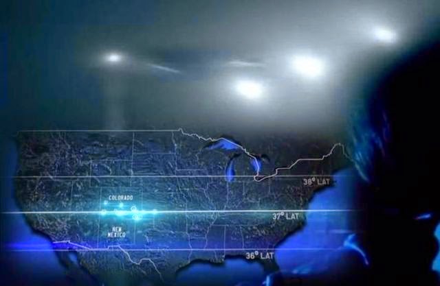 Map Of United States 37th Parallel The 37th Parallel a UFO Highway?