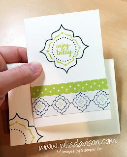 Stampin' Up! Eastern Beauty Note Card ~ Eastern Palace Starter Bundle ~ www.juliedavison.com