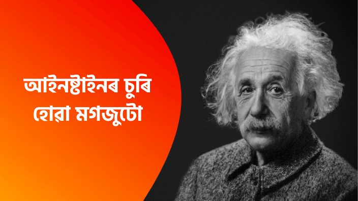 albert einstein brain stolen In Assamese Language |