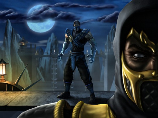 mortal kombat sub zero vs scorpion. mortal kombat sub zero vs