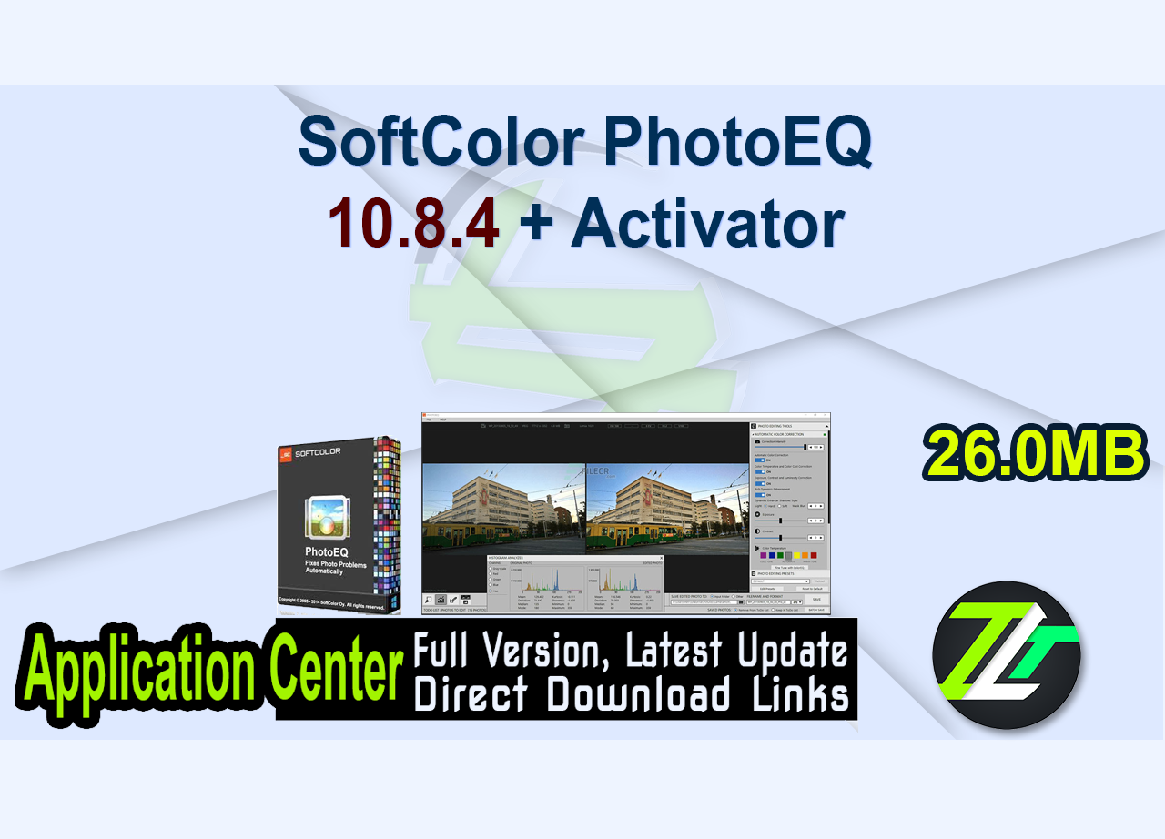 SoftColor PhotoEQ 10.8.4 + Activator