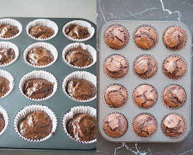 Muffin al cioccolato step 5 e 6