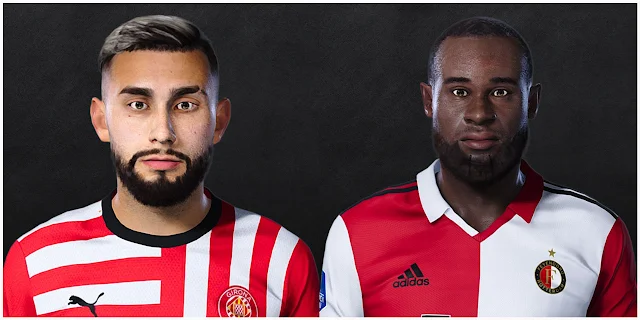 PES 2021 Lutsharel Geertruida & Taty Castellanos Face 2023