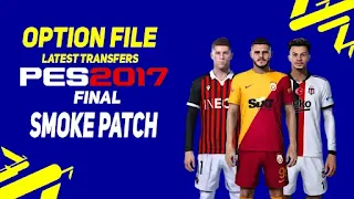 PES 2017 Somke Patch v17.4.3 Option File 2023 September update