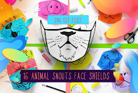 Animals Face Mask Designs Cut Files
