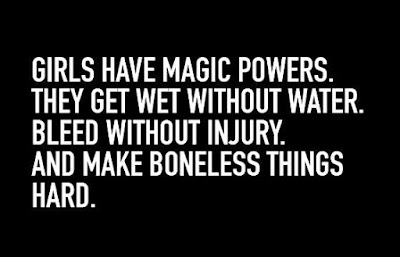 Girls have magic powers