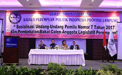 Pemprov Lampung Dukung Kuota 30% Perempuan Duduk di Parlemen