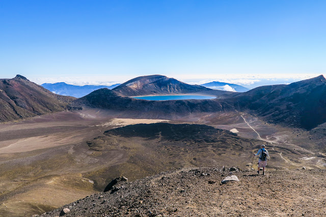 Towards Blue Lake Tongariro Crossing