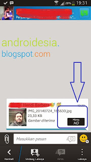 mengirim gambar lewat BBM android agar tidak pecah