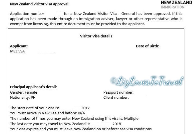 cover letter for visa application new zealand