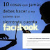 10 cosas que jamás debes hacer si no quieres que cierren tu cuenta de FACEBOOK