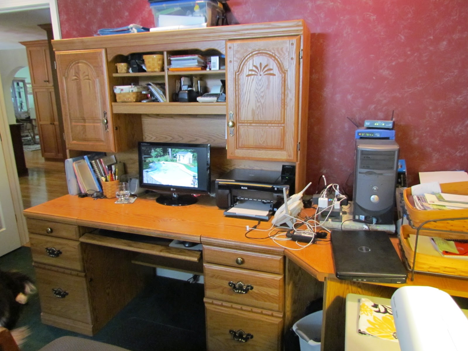 office guest room sewing room before its conversion to my sewing room  title=