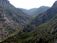 Pogled z razgledne točke pri Zabrežcu
