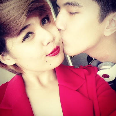 myanmar famous singer athen cho swe and her boyfriend