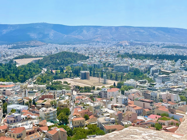 Acropolis'ten Atina manzarası