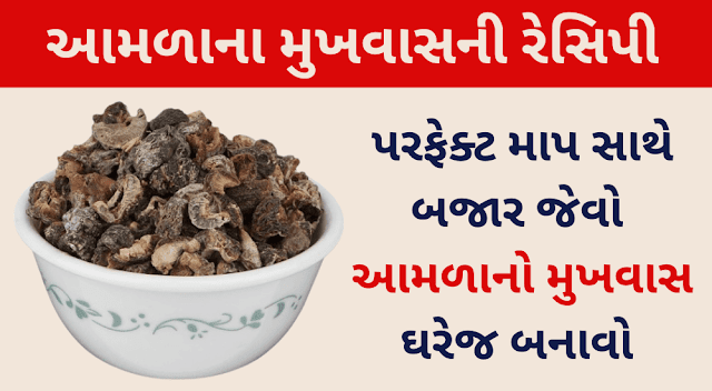 પરફેક્ટ માપ સાથે બજાર જેવો સ્વાદિષ્ટ આમળાનો મુખવાસ ઘરેજ બનાવો 