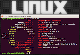 Простые команды в Линукс - отрисовка логотипа дистрибутива