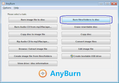 Anyburn Complete solutions for CD / DVD / Blu-ray burning and imaging