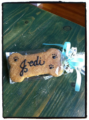 Personalized dog treat