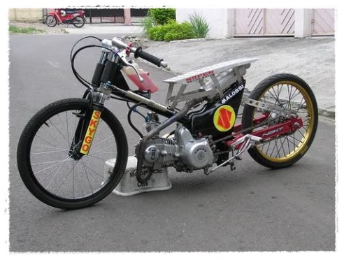 Gambar Motor  Modifikasi Modifikasi Motor  Ban  Kecil  dan Unik