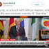 Lmao: US President, Donald Trump, Creates New African Country In Meeting With African Heads Of States