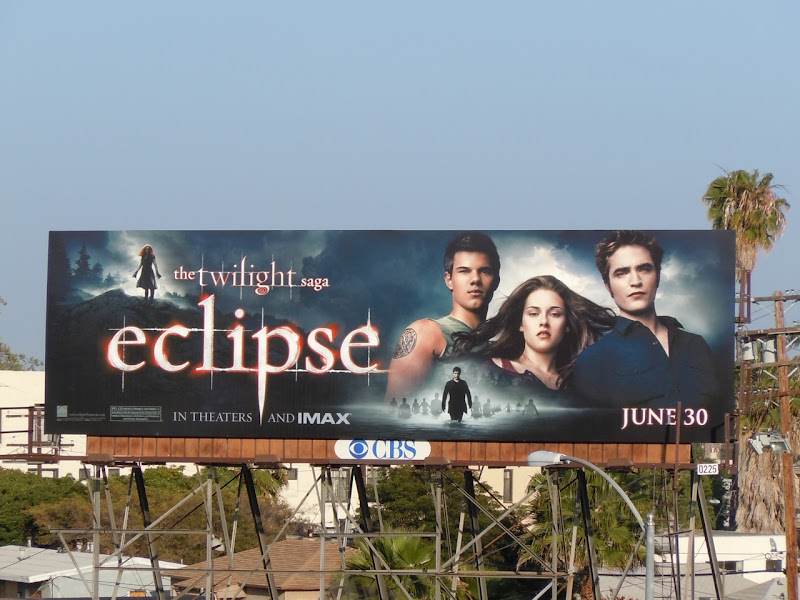 Twilight Eclipse movie billboard