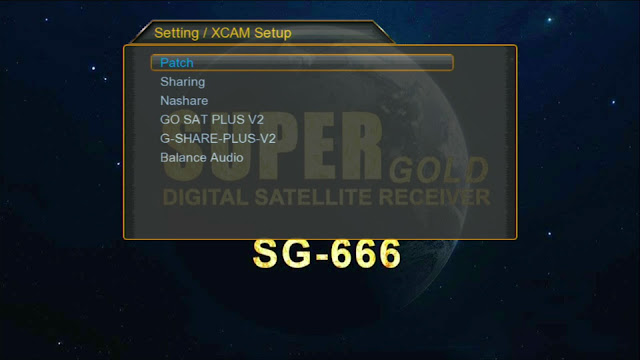 SUPERGOLD SG-666 1507G 1G 8M NEW SOFTWARE WITH GO SAT PLUS V2 & G SHARE PLUS V2 OPTION 24 JUNE 2021