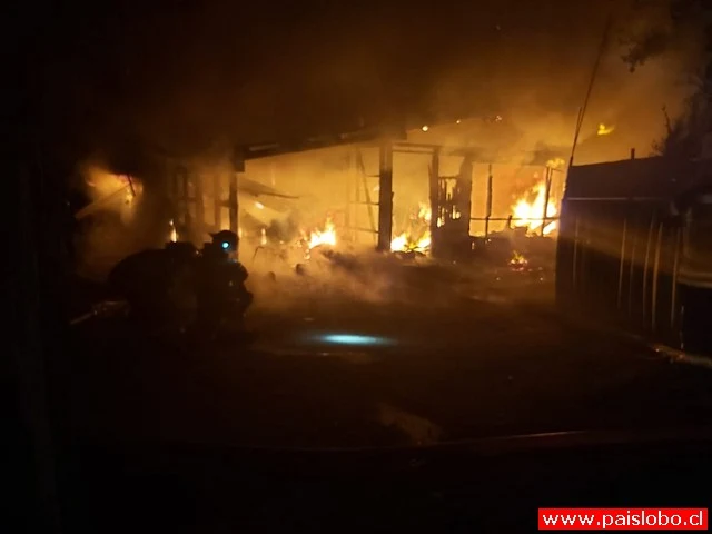 Osorno: Incendio deja una persona fallecida