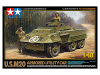 Tamiya 1/48 U.S. M20 ARMORED UTILITY CAR (32556) English Color Guide & Paint Conversion Chart　