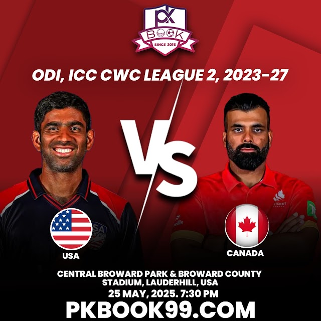 Canada and the United States Cricket Match 