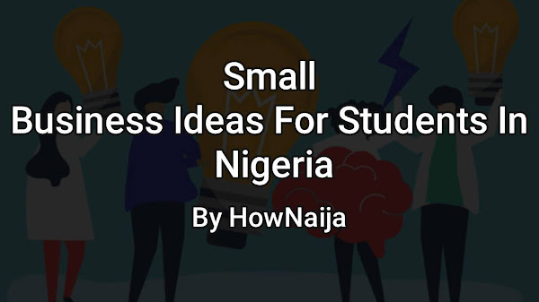 Small Business Ideas For Students In Nigeria 
