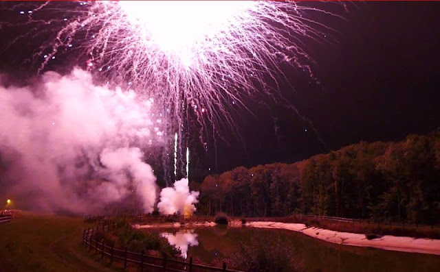 Feu d'artifice de Luzarches