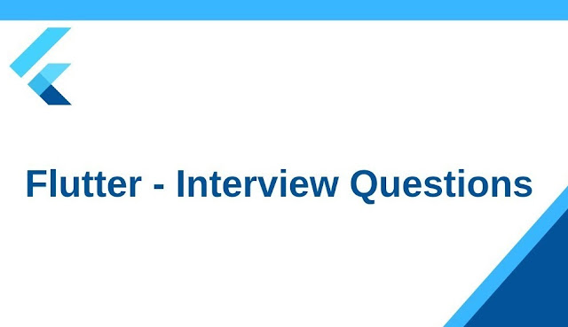 Flutter interview questions