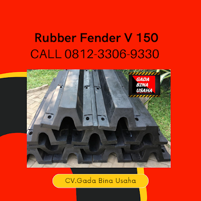 Supplier Rubber Fender V 150 H x 1000 L Cirebon