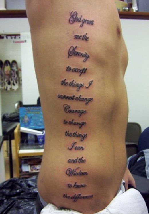 The 2nd of my Quotes on Life Tattoos is really meaningful deff one to get