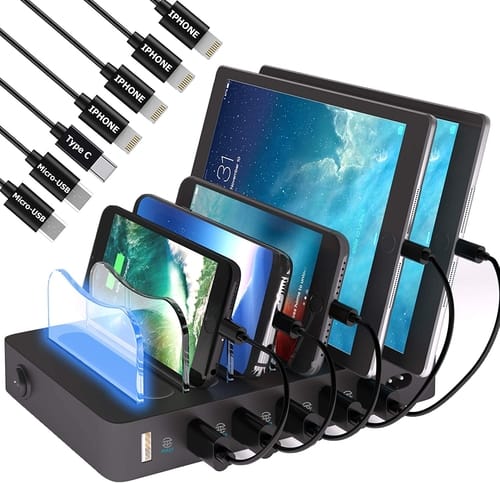 TIMSTOOL 6 USB Charging Station for Multiple Devices