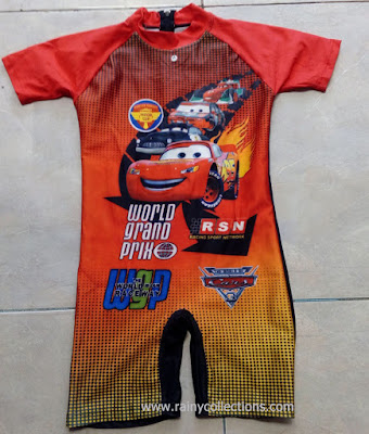 baju renang anak diving karakter mc quinn dalam film the cars