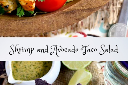 Shrimp and Avocado Taco Salad