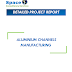 Project Report on Aluminium Channels Manufacturing