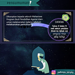 TADARUSAN MAHASISWA PAI SEBELUM MENJELANG KEGIATAN PERKULIAHAN